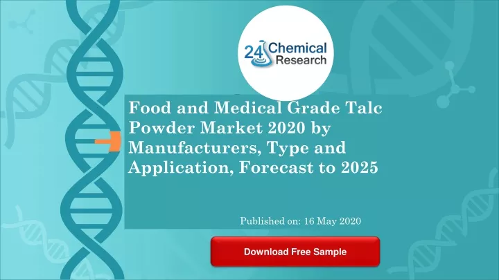 food and medical grade talc powder market 2020