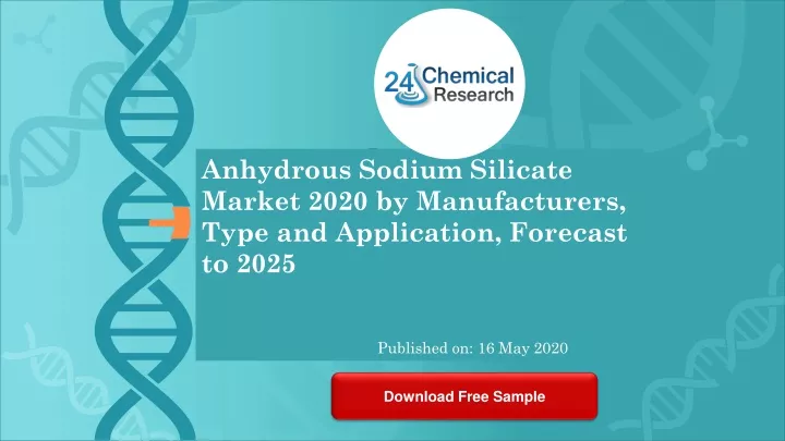 anhydrous sodium silicate market 2020