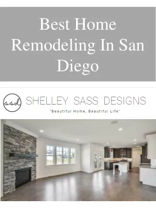 Best Home Remodeling In San Diego