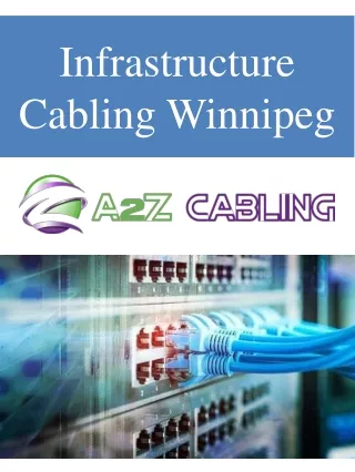 infrastructure cabling winnipeg