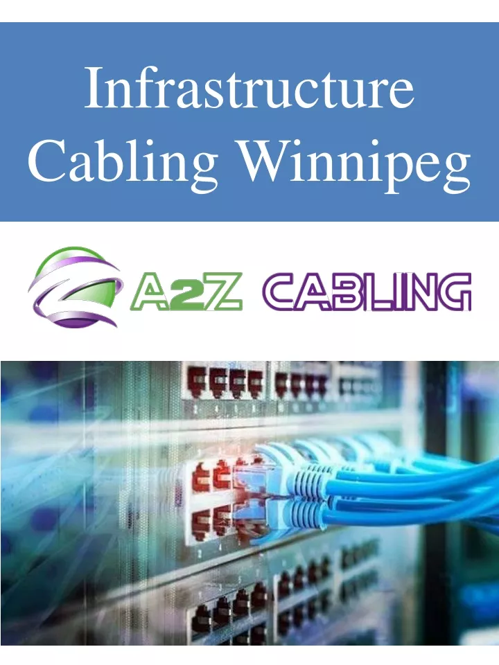 infrastructure cabling winnipeg