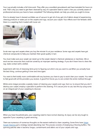 your rug actually includes a full time work they