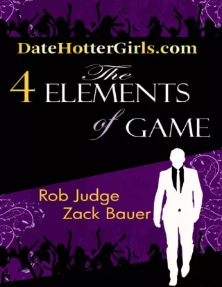 The 4 Element of Game PDF EBook Free Download | Rob Judge And Zack Bauer