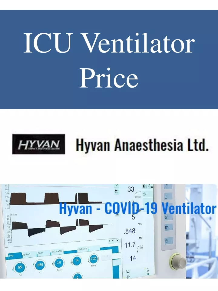 icu ventilator price