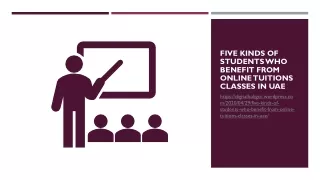 five kinds of students who benefit from online tuitions classes in uae