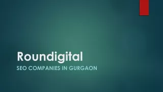 Roundigital- SEO agency in Gurgaon