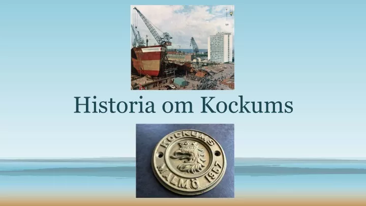 historia om kockums