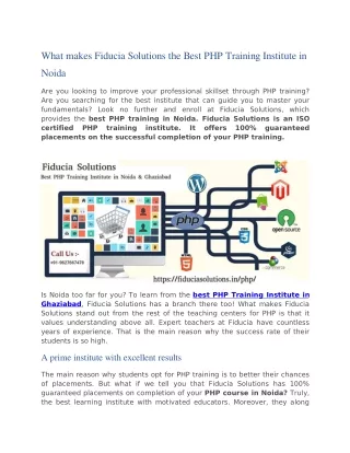 what makes fiducia solutions the best