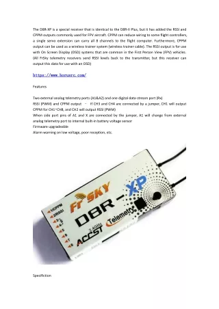 the d8r xp is a special receiver that