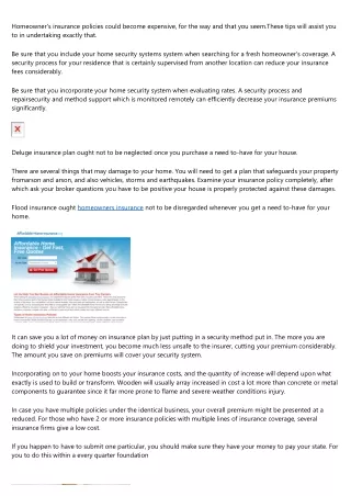 homeowner s insurance policies could become