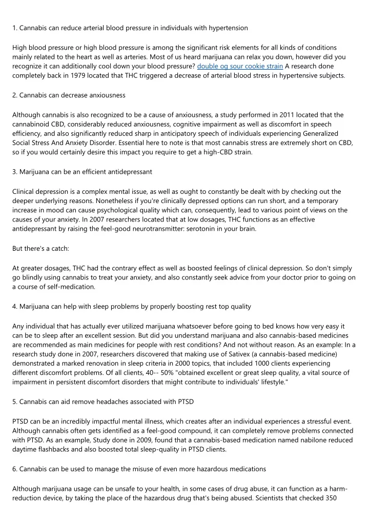 1 cannabis can reduce arterial blood pressure