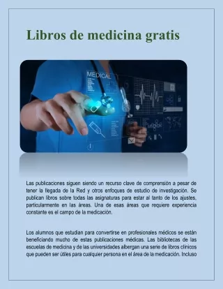 libros de medicina pdf para descargar gratis