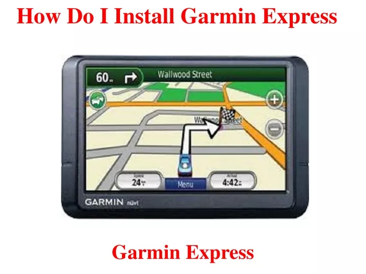 how do i install garmin express