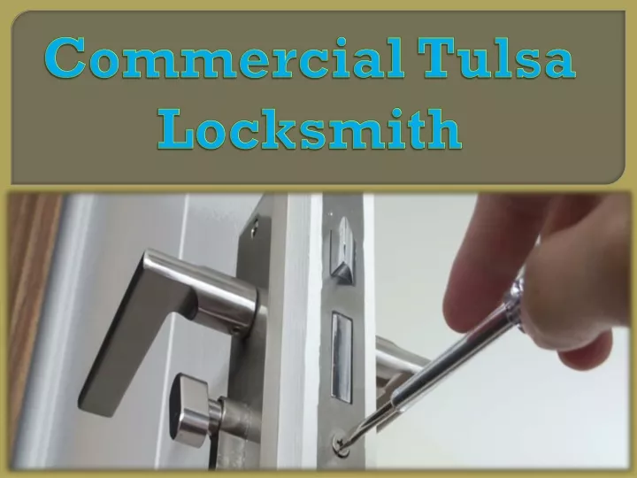commercial tulsa locksmith