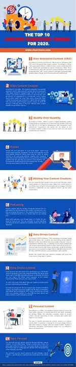 TOP 10 CONTENT MARKETING TRENDS FOR 2020 - slide 1