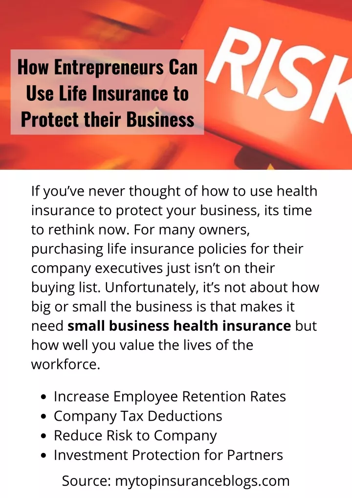 how entrepreneurs can use life insurance