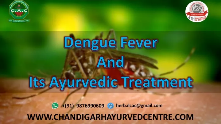 dengue fever and its ayurvedic treatment