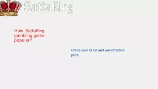 How we are utilize our brain and win Satta King game?