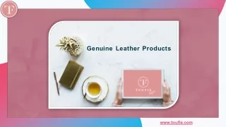 genuine leather products