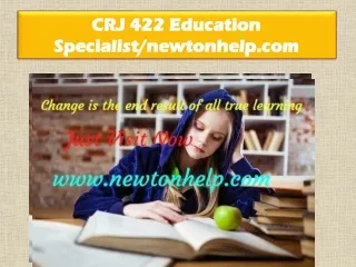 CRJ 422 (NEW) Education Specialist/newtonhelp.com