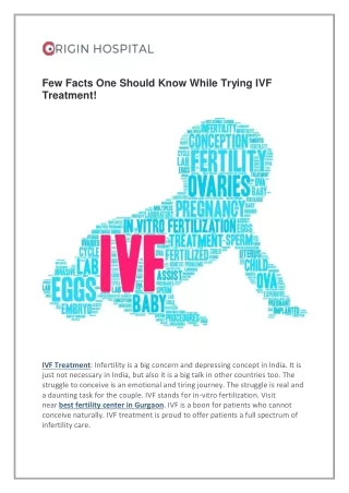 few facts one should know while trying