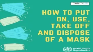 How to Put on, Use, Take Off and Dispose Face Mask against COVID19