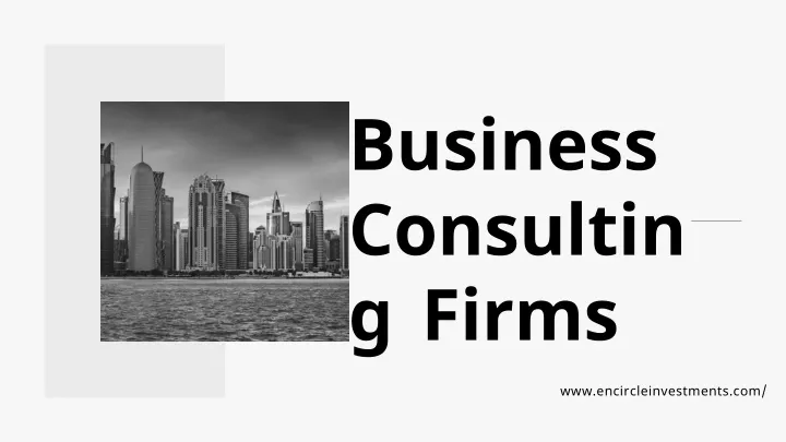 business consultin g firms