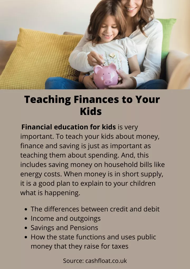 teaching finances to your kids