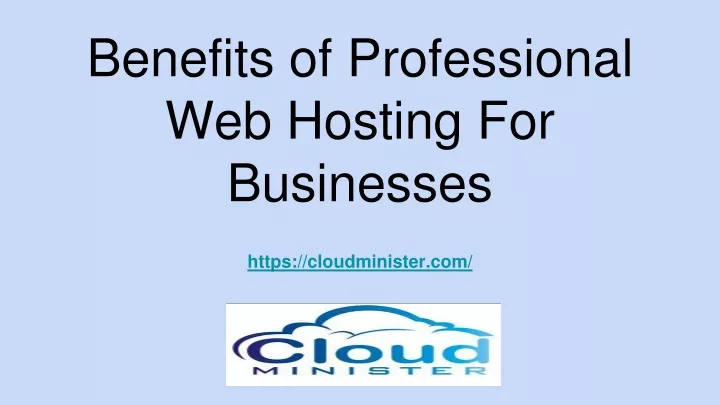 benefits of professional web hosting for businesses