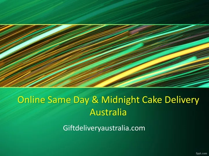 online same day midnight cake delivery australia