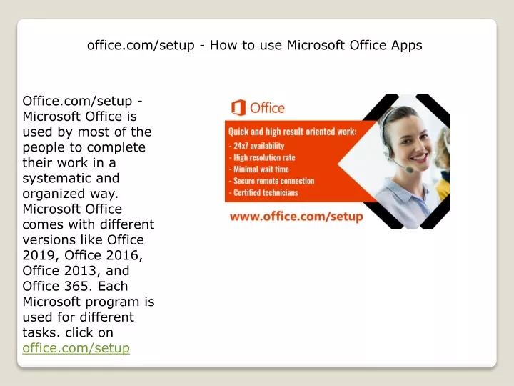 office com setup how to use microsoft office apps