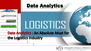 Data Analytics: An Absolute Must for the Logistics Industry