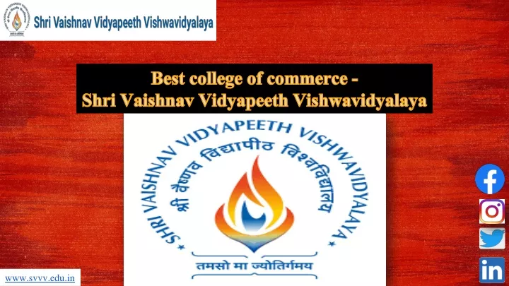 best college of commerce shri vaishnav vidyapeeth