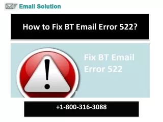 how to fix bt email error 522