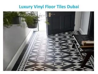 luxury vinyl floor tiles dubai