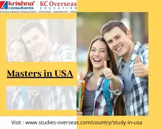 masters in usa