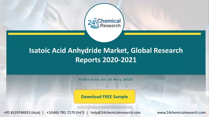 isatoic acid anhydride market global research