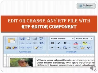 edit or change any rtf file with rtf editor component