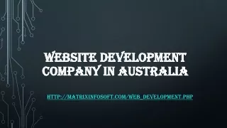 website development company in australia