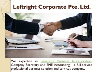 Business Incorporation & Registration Service in Singapore