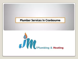 Plumber Services in Cranbourne