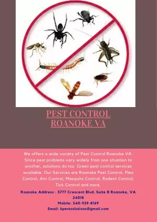 pest control roanoke va