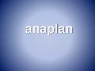 Anaplan Online Training | Anaplan Certification Course Free Material
