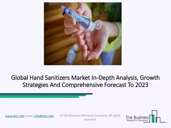 global global hand sanitizers market hand