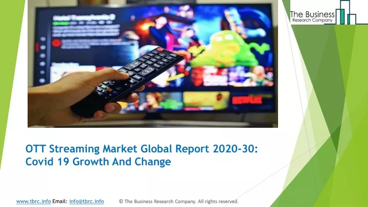 ott streaming market global report 2020 30 covid 19 growth and change