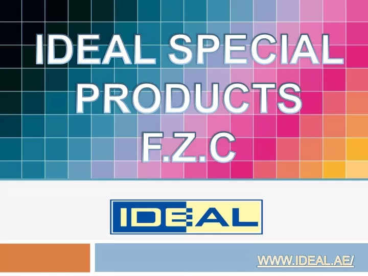 ideal special products f z c