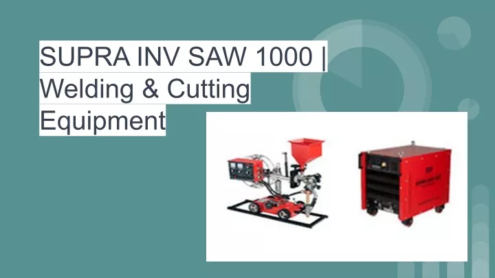 supra inv saw 1000 welding cutting equipment