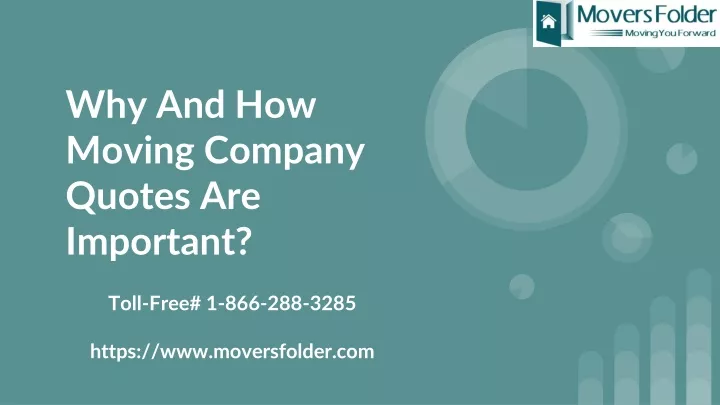 why and how moving company quotes are important
