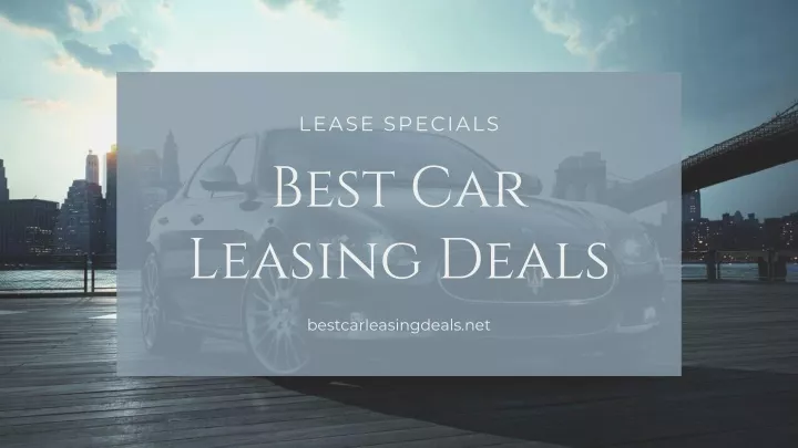 lease specials