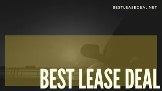 Best Lease Deal